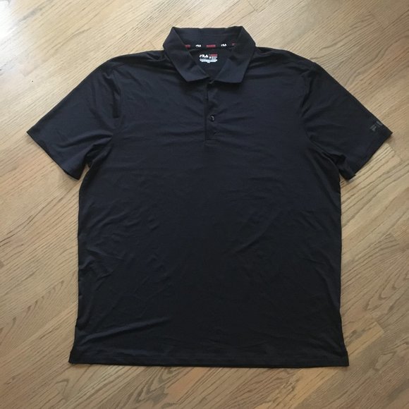 Fila Other - Black Fila Sport Short Sleeve Polo XXL